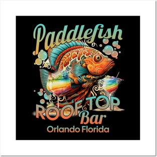 Paddlefish Rooftop Bar Orlando Florida Springs Posters and Art